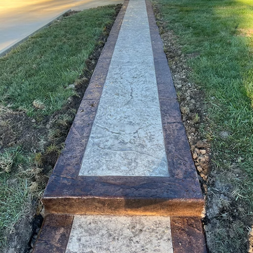 New Concrete Sidewalk