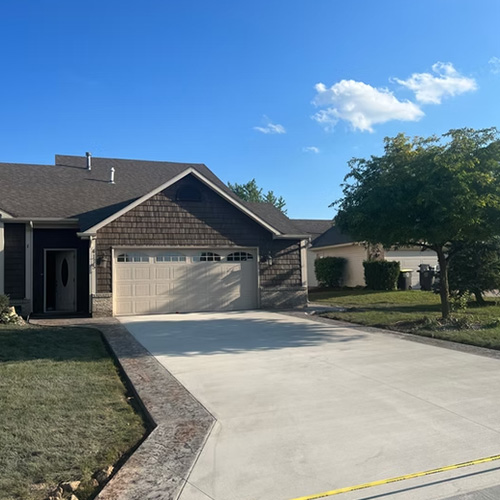 New Concrete Driveway