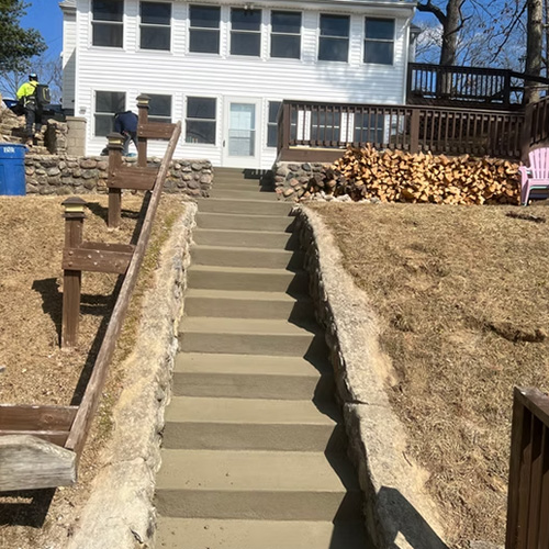 New Concrete Stairs